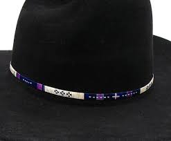22 Inch Blue And Purple Quilled Hat Band Etsy Hat Band Blue And Purple Purple