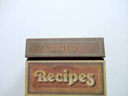 Your Place To Buy And Sell All Things Handmade Recipe Card Boxes Vintage Metal Recipe Cards