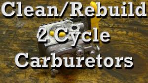 How To Clean Rebuild Walbro Zama 2 Cycle Carburetors On Chainsaws Trimmers