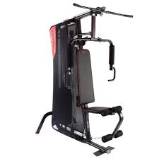 Cet appareil à charge guidée permet différentes possibilités d'entraînement. Appareil A Charge Guidee Home Gym Compact Musculation Domyos By Decathlon