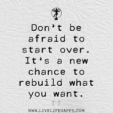 Start Over Words Positive Quotes Wise Words