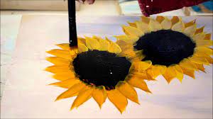 Painting vsco doorpainting door cute tiktok tiktokpaint art. Painting Sunflowers Simple And Fun Youtube