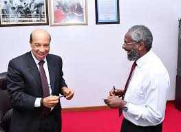 Ambassador of Brazil to Kenya pays courtesy call to UoN VC