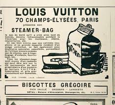 1925 Louis Vuitton Steamer Bag Vintage French Print Ad Louis Vuitton Vintage Louis Vuitton Louis Vuitton Trunk