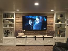 Living Room Modern Living Room With High Ceiling Mig Furniture Zillow Within Entert Living Room Entertainment Center Living Room Entertainment Basement Design
