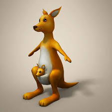 Find the perfect kangaroo cartoon stock photo. Kangaroo Cartoon Model Turbosquid 1699305