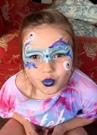 Under The Sea Dolphin Facepaint Kinder Schminken Kinderschminken Unterwasser Party