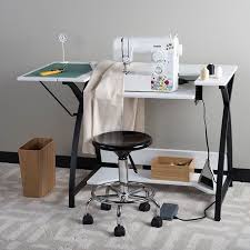 Sew Ready Comet Modern Sewing Table Walmart Com In 2020 Sewing Table Sewing Machine Tables Craft Desk