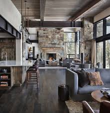 Incredible Mountain Modern Dwelling Offers Slope Side Living In Montana House Design Rustic House Modern Cabin