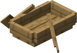 Place 5 wood planks into the crafting table in the shape of a boat, as pictured above. Boat Official Minecraft Wiki