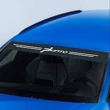 Alibaba.com offers 1,959 windscreen stickers products. Auto Car Window Stickers For Fiat Punto Front Windshield Decals Auto Windscreen Decor Reflective Sunshade Vinyl Car Accessories Wish