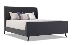 Upholstered bed with bench footboard nursing jobs. Copenhagen Queen Onyx Upholstered Bed In 2021 Upholstered Beds Discount Furniture Furniture