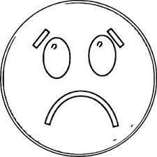 Sad face coloring page eliolera. Pin On Wecoloringpage