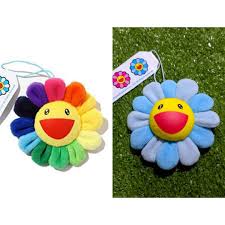 Takashi murakami takashi murakami flower pillow 30cm white/bright pink. Authentic Takashi Murakami Flower Plush Pin In Rainbow Blue Hobbies Toys Toys Games On Carousell