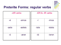 seguir forms spanish