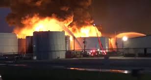 #4 of the deer park volunteer fire department is hosting a. Storage Tanks At Deer Park Complex Catch Fire Safety4sea