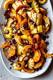 Roasted Delicata Squash With Brown Butter Pomegranate Recipe Delicata Squash Delicata Squash Recipe Food