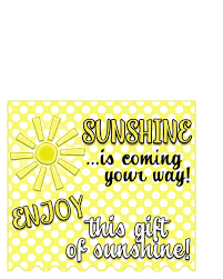 You can send gift baskets that are loaded up with premium items, wines, snacks, candies, cookies, and of course chocolate. Gift Of Sunshine All Things Yellow Plus Free Printables Inkhappi