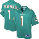Amazon.com : NFL PRO LINE Men's Tua Tagovailoa Aqua Miami Dolphins ...
