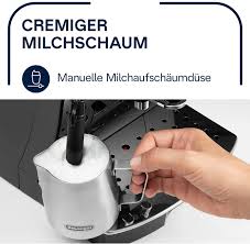 Check spelling or type a new query. De Longhi Magnifica S Ecam 22 110 B Fully Automatic Coffee Machine With Milk Frother For Cappuccino With Espresso Direct Selection Buttons And Rotary Control 2 Cup Function 1 8 Liter Water Tank Black Silver Amazon De Home Kitchen