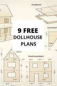 9 Free Dollhouse Plans In 2021 Dollhouse Woodworking Plans Doll House Plans Doll House