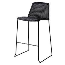 Breeze Bar Chair By Cane Line Outdoor Bar Stools Modern Outdoor Bar Stools Bar Chairs