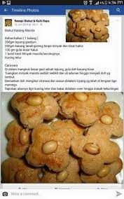 Ada kuih koci pulut hitam, kuih koci labu, kuih koci kacang hijau dan. Biskut Kacang Mazola Baking Recipes Desserts Recipes