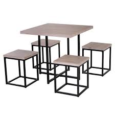 So i do a lot of cooking, as well as woodworking, and one of the forms of cooking i love best is smoking. Homcom 5 Piece Dining Room Table Chair Set Square Board Steel Space Saving With Stools Natural Wood Color Walmart Com Walmart Com