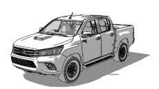 3d Model Of Toyota Hilux Ute Rhdrive No Windows In 2020 Toyota Hilux Car Model Toyota