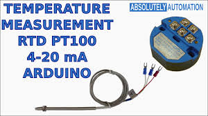 Temperature Measurement With Rtd Pt100 4 20 Ma Transmitter And Arduino