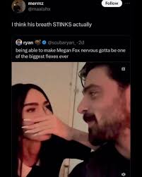 The internet is saying his breath just smelt 🤣