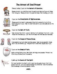 The Armor Of God Prayer Armor Of God Lesson Armor Of God Bible Study Lessons