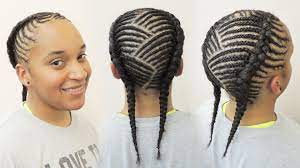 Try These 20 Iverson Braids Hairstyles With Images Tutorials Cornrows Natural Hair Iverson Braids Natural Hair Cornrow