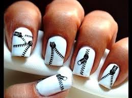 Zip Nail Art Designs Nail Polish How To Use Cute Nails Decals Tutorial Video For Beginners Diy Nail Art Designs Videos Cheap Nail Art Cute Nails