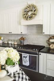 Black And White Farmhouse Kitchen Decor Beautiful Black White Fall Farmhouse Kitchen Trendy Farmhouse Kitchen White Cottage Kitchens Farmhouse Kitchen