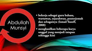 Semua orang kampung hadir untuk melihat sendiri upacara tersebut dilakukan termasuklah ibu bapa nora. Bss 3013 Sejarah Kesusasteraan Melayu Tokoh Karya Teragung Abdullah Munsyi Bss 3013 Sejarah Kesusasteraan Melayu Tokoh Karya Teragung Abdullah Munsyi