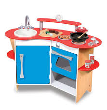 wooden play kitchen