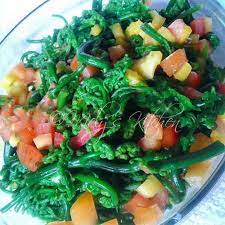 Mely S Kitchen Ensaladang Pako Filipino Vegetable Recipes Pinoy Food Filipino Dishes Vegetarian Dishes