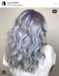 Silver purple hair is a little bit out there, but it sure looks cool. Pin By Beth Wiegand On Hair Colors I Like Want Hair Styles Lilac Hair Silver Lavender Hair