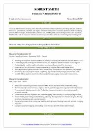 To become a professional financial manager, one must have a minimum of a bachelor's degree in business administration, finance, economics or accounting. Financial Administrator Resume Samples Qwikresume