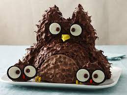 Owl With Babies Cake Recipe Baby Cake Cake Monster Cake