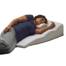 The wedge pillow gives a wide area to cushion your legs at an elevated position. Contoursleep Side Sleeper Bed Wedge Relax The Back