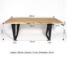 Table A Manger Bois Massif Tronc Darbre Pieds Metal Darbre Manger A 2020 Yemek Masasi Endustriyel Mobilya Ahsap Isleri