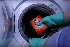 Add detergent, like arm & hammer™ plus oxiclean™ odor blasters. 4 Reasons Why You Should Always Keep A Box Of Baking Soda Near Your Washing Machine