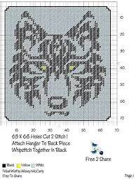 Color of the wolf cross stitch pattern. Wolf Wall Hanging Plastic Canvas Patterns Plastic Canvas Canvas Patterns
