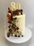 80th Number Birthday Cake