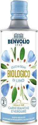 Olio di semi di lino : Benvolio 1938 Bio Olio Di Semi Di Lino Alimentare Biologico 500 Ml Olio Di Semi Di