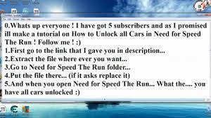 Doing this will unlock all cars. How To Unlock All Cars In Need For Speed The Run Pc Hd Youtube