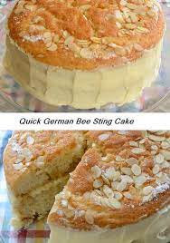 German Bee Sting Cake Recipe Bee Sting Cake Cake Recipes German Desserts