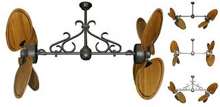 By helping to push cold air down from the ceiling to the floor, a fan can make any room feel significantly more. 50 Inch Twin Star Iii Double Ceiling Fan Arbor 950 Oak Blades